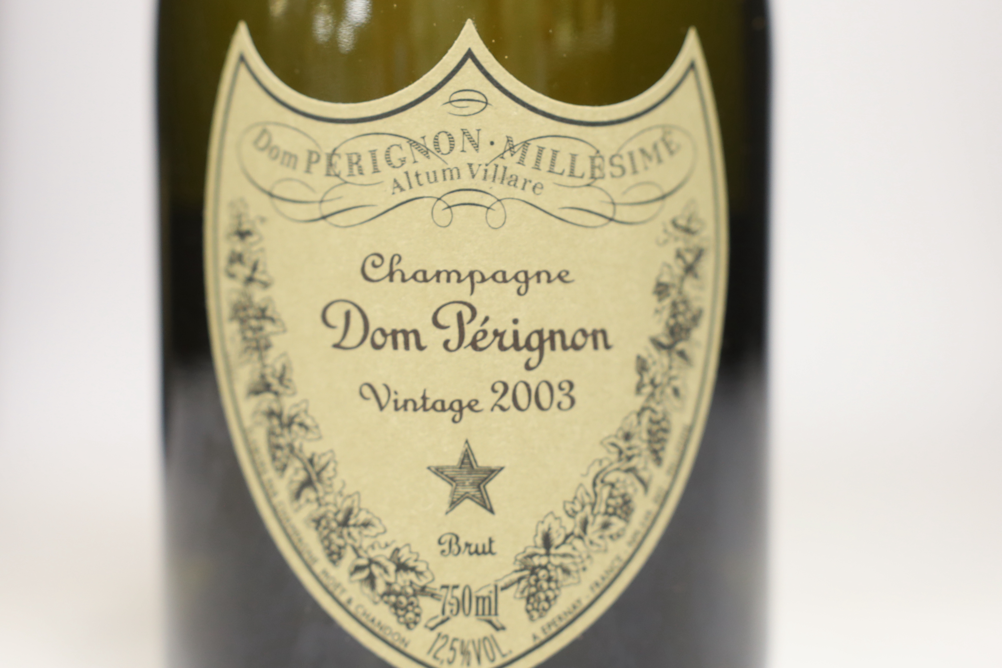 Two boxed bottles of Dom Perignon champagne, 2003